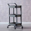 Wholesale 3 Layers Plastic Cart Stable Sturdy Multipurpose Waterproof Quick-drying Movable Storage Bix Cart for Bathroom