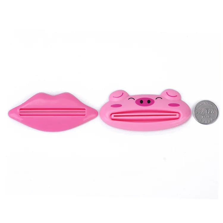 Cartoon Toothpaste Squeezer Plastic Toothpaste Tube Squeezer Frog Cat Panda Pig Shaped