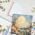 CHENISTORY Painting by Numbers Kits Cartoon Flowers Modern Wall Art Acrylic Paint by Numbers Starter Kit for Diy Gift