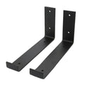1/5 Inch 153 X 120 X 5mm Thick Steel Metal Wall Floating Shelf Triangle Bracket Rustic Industrial L Lip