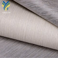 CX 66 Customized Grey Gold Interior Decor Wallpaper Modern PE Weaving Wallcovering for Hotel Use Waterproof & Fireproof