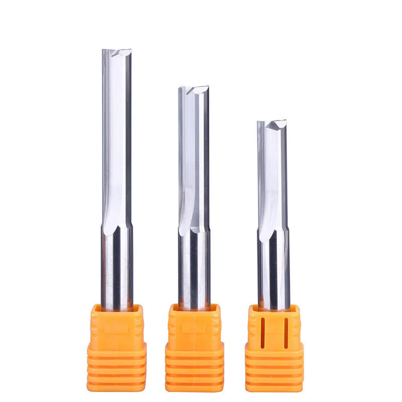 3.175mm Double Edge Straight groove Milling Cutter Computer Engraving Tungsten Steel Double Edge Straight Cutter