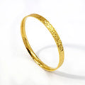 Wholesale 18K Gold Plated Stainless Steel Fashion Bracelet Jewelry Minimalist Waterproof Wedding Bangle for Brides Femme