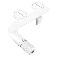 OEM/ODM Cold Water Bidet Non-Electric Manual Detachable Dual Retractable Nozzles Floor Mounted WC Bidet Seat Attachment Women