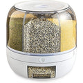Detachable 6KGS Plastic Rice Grain Dispenser Storage Box Kitchen Dry Cereal Bulk Food Container De Alimentos Dispenser