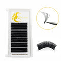 Dark Matte Black Automatic Easy Fan Lash Trays Wholesale Cashmere Easy Fan Lashes Extensions