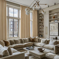 Soundproof Curtains Design New Model Living Room Curtain Blackout Linen Curtain