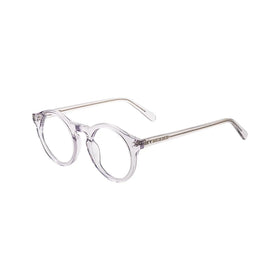 Retro Round Clear Acetate Fashion Men Optical Blue Light Blocking Glasses Eyeglasses Frames