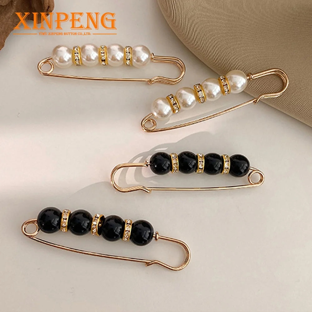 Wholesale Wedding Vintage Luxury Korean Hijab Jewelry Designer Brooches Gold Pin Brooch