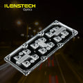 PC/PMMA Material 2x6 Ip67 3 Roads Lighting 5050 Led Lens TYPE3M Street Light Lens