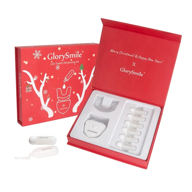 Wholesale New Packaging 16 Minutes Timing Led Wireless Mouth Tray Light Tooth Whitening Kits