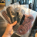Women 4.5cm 100pcs Head Rope Simple Hair Circle Rope for Girl Hair Tie High Elastic Rubber Band Hair Ring Headdress