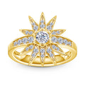 Personalized Jewelry Manufacturer Flowers Anillos 925 Silver 0.3ct Moissanite Rings Jewelry Womens Diamond Engagement Rings