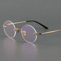Wholesale Beta Titanium Rimless Eyeglasses Glass Frames Eye for Men Spectacles Optical Frame in Stock Classic Glasses Eyewear