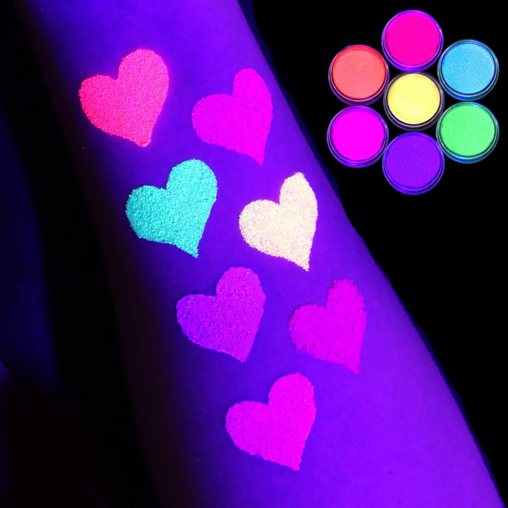 GP 3ml Eco-Friendly Biodegradable Plant Fiber Shimmer Chunky Glitter Makeup Hair Nail Face Powder Christmas Party Body Glitter