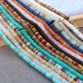 Perfect Quality 2*6mm Natural Stone Rondelle Rainbow Flat Disc Spacer Beads for Jewelry Making