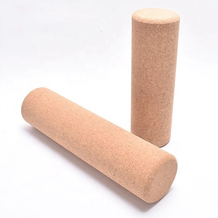 Hot Sale Quality Soft Round Cork Yoga Foam Roller Premium Foam Rollers 10*30cm 750g Home Exercise