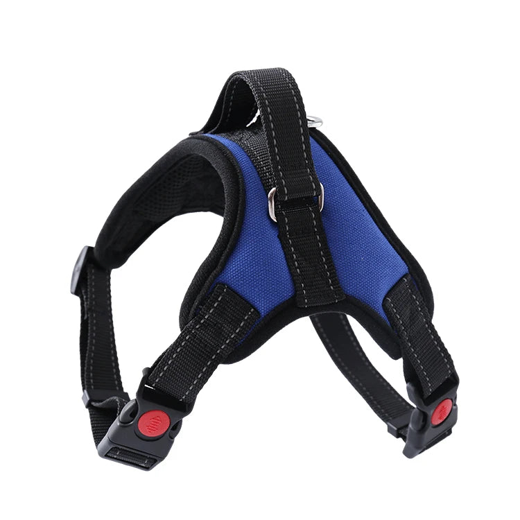 Factory Direct Sale Customized Logo Pet Supplies Reflective Pet Dog Harness for Large Dogs