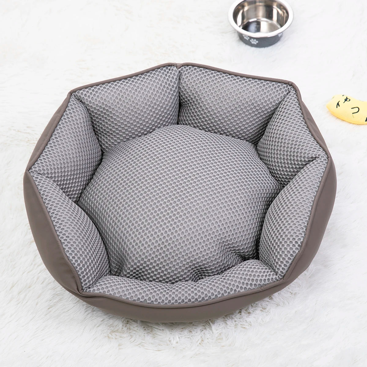 Soft Cotton Breathable Sleeping Summer Bean Bag Sofa for Pets Waterproof & Anti-slip Round Design Pet Bed Accessory