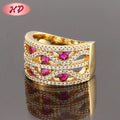 Wholesale Fashionable Women Jewelry White Gold Stackable Stacking Engagement Ring