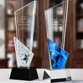 MH-NJ00689 Sports Champion K9 Glass Award Elegant Transparent Crystal Trophy Award PlaqueTrophy