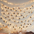 USB Powered Copper Fairy String LED Night Lights Christmas Home Decoration; Model Shaped Party Supplies