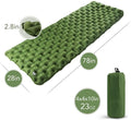 Woqi Hot Sell   Ultralight  Lightweight Inflatable Sleeping Pad Outdoor Packing  Camping Sleeping Mat