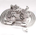 Hot Sale Inner Size 40mm Stainless Steel Customized Western Name Plate Belt Buckle