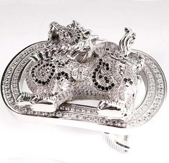 Hot Sale Inner Size 40mm Stainless Steel Customized Western Name Plate Belt Buckle