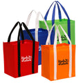 Custom Logo Printed Tote Bag Non-Woven Fabric Brand Shopping Bag for Grocery Shopping