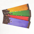 Back Side Seal Packaging Custom Chocolate Bar Bags Food Custom Logo Middle Side Seal Bag Custom Resealable Bags