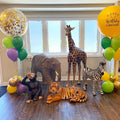 Support Customize Outdoor Life Size Elephant Gorilla Giraffe lion Statue Resin Animal Sculpture for Garden Decoration