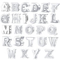 Hot Sell Customized Logo S925 Silver Letter A-Z Alphabet Charm Plata  925 Initial Letters Bead for Women'S Bracelet Necklace Diy