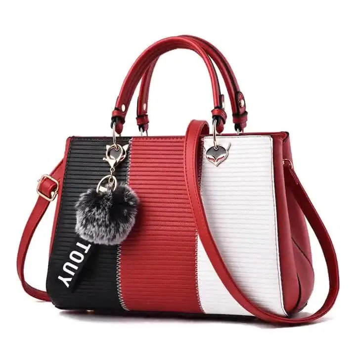 Women's Bag New PU Leather Fashion Large Capacity Shoulder Bag Snake Pattern Bag Handbag MegaBDM