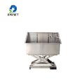 EUR VET High Quality Good Price Stainless Steel Dog Grooming Bath With Spray Shower Bathtub Pet Veterinary Equipment