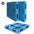HDPE Hygienic Chinese-Style Plastic Tray Recycled High Strength Heavy Duty Euro Pallet 4-Way Entry for Warehouse Shelving