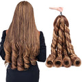 150g Display Loose Body Wave Pony Style Spiral Curl Crochet Braid French Curls Synthetic Hair Extensions Curly Braiding Hair