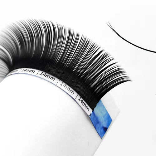 0.15 0.20 mm Synthetic Hair Soft Handmade Natural Long Eyelash Extensions Lighter Split Tips Volume Ellipse Flat Lashes