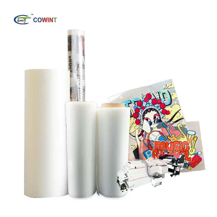 Cowint Heat Transfer DTF Film for Clothing-30cm/60cm Roll Cold Peel PET Material High Temperature Use