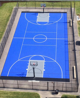 Modern Outdoor Basketball Court Sport Flooring PVC Tiles Graphic Design Solution Rubber Mat Vinyl Flooring