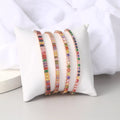 Fashion European and American  Bling Bling Color Zircon Bracelet Female Full Drill Adjustable Crystal Tennis Chain for Women