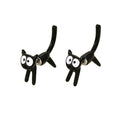 Rinhoo Japanese and Korean Creative Cute Cat Wears Earrings Personalized and Hangs Small Animal Earrings Wholesale