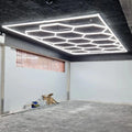 Factory Hexagonal Led Light for Car Care Car Wash Room Led Garage Light