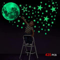 Custom Wall Stickers Wall Decals Glow in Dark Moon / Star / Dot PVC Wall Stickers for Kids Room