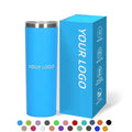20oz Powder Coated Skinny Tumbler 304 Stainless Steel Double Wall Insulated Tumbler Water Bottle
