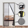 Oem / Odm Summer Self Sealing Heavy Duty Hands Free Mesh Partition Keeps Bugs Out Screen Door With Magnets