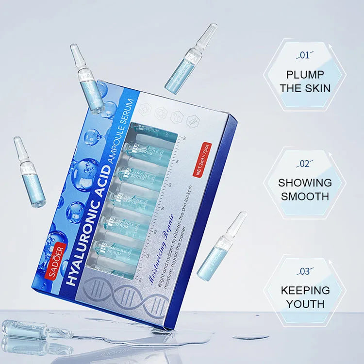 New Sadoer Moisturizing Hyaluronic Acid Facial Anti Niacinamida Wrinkle Aging Face Serum
