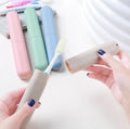 Eco-friendly Biodegradable Wheat Straw Toothbrush case Plastics Travel Portable Toothbrush Holder Toothbrush Storage Box