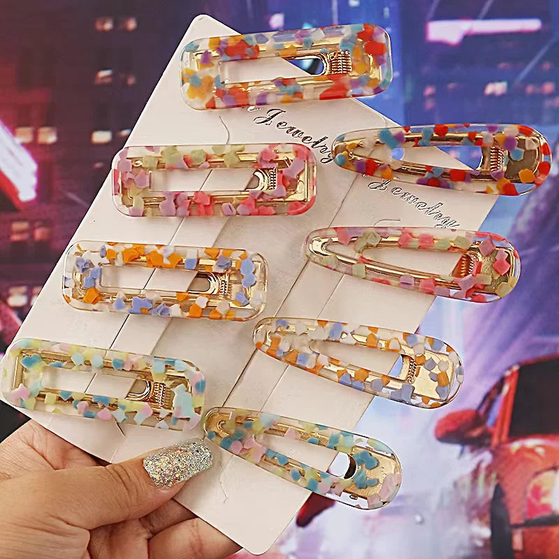 Fashion Cute Korean Style Acetate Clip Girl Hair Pin Women Hair Claw Clips Pop Sweet Hairgrips for Hair Accessories