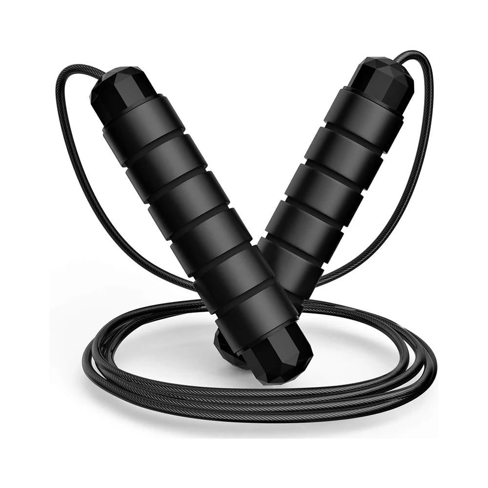 Zakerda Wholesale Professional Adjustable Steel Wire PVC/EVA Handle Durable Unisex Fitness Weight Speed Skipping Jump Rope